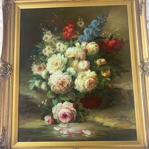 Signed Vintage Oil Painting